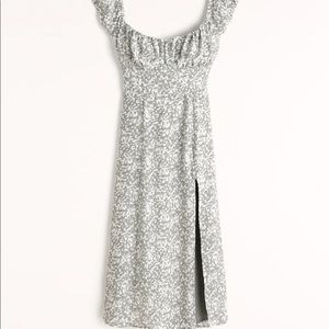 Abercrombie Cap Sleeve Scoopneck Midi Dress